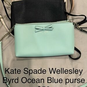 Kate Spade Wellesley Byrd purse in Ocean Blue